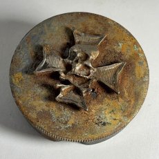 画像1: - Iron Cross with Skull -　 ⚡️Genuine Wassell⚡️ Vintage Gas Cap (1)