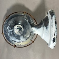 画像5: 1940's "Shabby" Caged Porch Lamp (5)