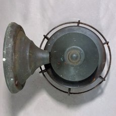 画像5: 1930-40's "Shabby" Caged Porch Lamp (5)
