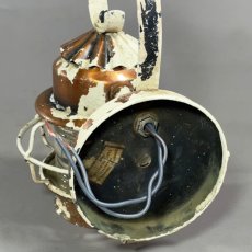 画像6: 1930's "Shabby" Caged Porch Lamp  (6)