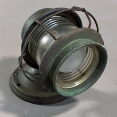 画像4: 1930-40's "Shabby" Caged Porch Lamp (4)