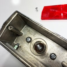 画像9: ⚡️ Dixie ⚡️  1970's Square Tail Light  -＊N.O.S.＊- (9)