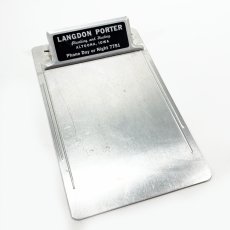 画像2: 1940-50's Aluminum Advertising Clip Board (2)