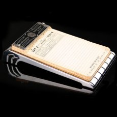 画像4: ★PRIVATE COLLECTION★　  -＊U.S.Steel＊-　 1930-40's Art-Deco "STREAMLINE" Chromed Steel Memo-pad (4)