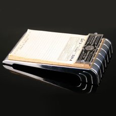 画像3: ★PRIVATE COLLECTION★　  -＊U.S.Steel＊-　 1930-40's Art-Deco "STREAMLINE" Chromed Steel Memo-pad (3)