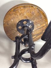 画像7: ★PRIVATE COLLECTION★　  【WOOD ＆ BLACK METAL】　 1910-20’s Factory Stool (7)