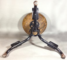 画像6: ★PRIVATE COLLECTION★　  【WOOD ＆ BLACK METAL】　 1910-20’s Factory Stool (6)