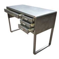 画像4: ★PRIVATE COLLECTION★　  ★SIMMONS★　 1930's “STREAMLINE” Steel Desk / Dressing Table　 Designed By NORMAN BEL GEDDES (4)