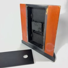 画像8: ★Seth Thomas★   1980's “Art-Deco” Wood Table/Desk Clock (8)