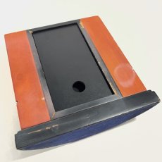 画像6: ★Seth Thomas★   1980's “Art-Deco” Wood Table/Desk Clock (6)