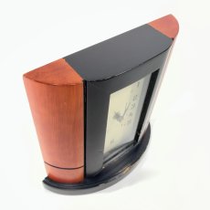 画像3: ★Seth Thomas★   1980's “Art-Deco” Wood Table/Desk Clock (3)
