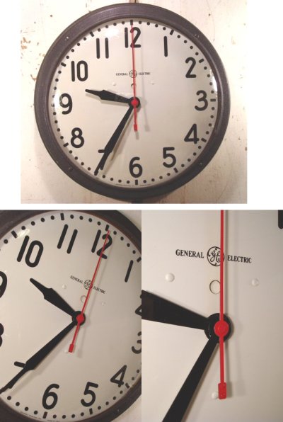 画像2: 40〜50's "G.E" School Wall Clock