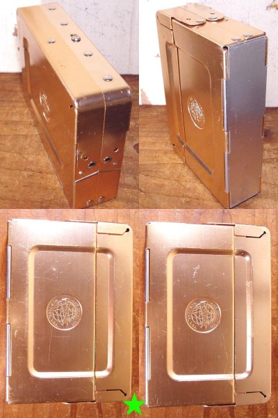 画像2: 1950's ”Pink-Gold” 2-TONE Aluminum Box 