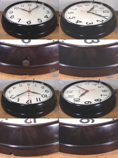 画像3: 1950's "G.E" Bakelite School Wall Clock