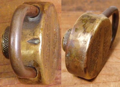 画像3: 1920-30's "COMBINATION"  Brass Padlock