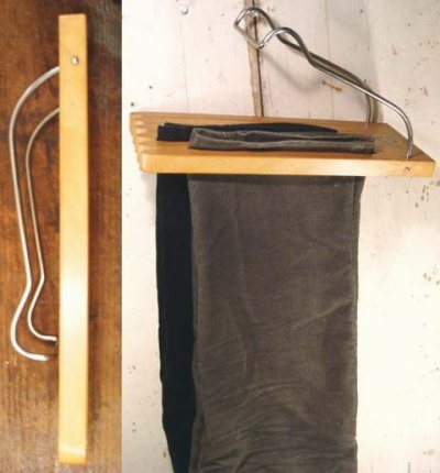 画像1: 1940's "PANTS-RAK" Wood Pants Hanger