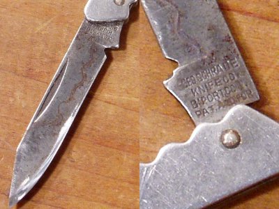 画像2: "KEY"-shape Folding MINI Steel Knife