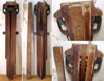 画像1: 1880-1900's "BIG" Wood CLOTHES-DRIER