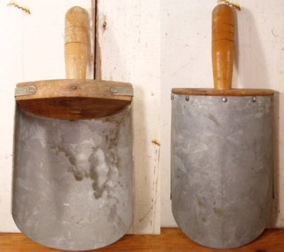 画像1: Antique Country "Sugar & Flour Scoop"