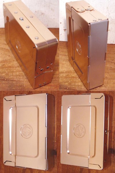 画像2: 1950's ”Pink-Gold” 2-TONE Aluminum Box 