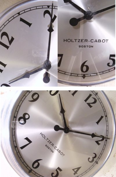 画像2: 1940-50's Machine Age "Aluminum" Wall Clock