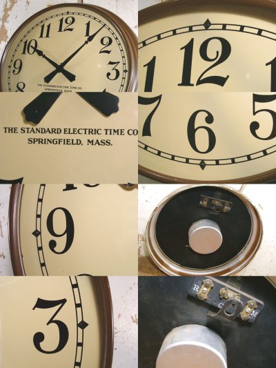 画像2: 1930's "BROWN" Aluminium Wall Clock