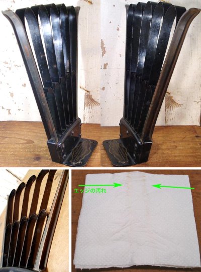 画像1: Early-1900's "Black-Steel" Clothes Hanger/Holder