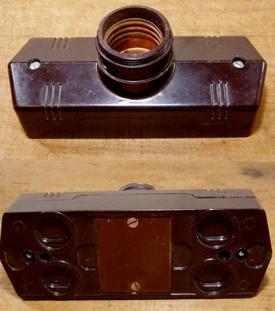 画像1: 1930-40's "BAKELITE" Lamp Holder