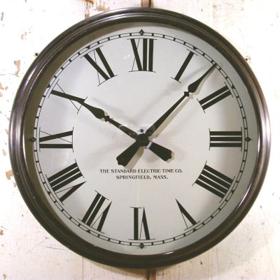 画像1: 1920-30's "Copper Case" Wall Clock
