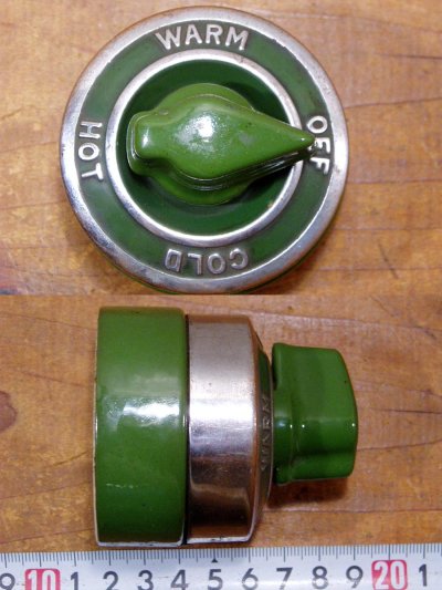 画像3: 1920-30's "GREEN" Porcelain Base Turn Switch