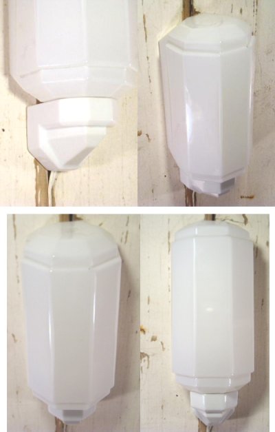 画像2: 【Art Deco】50's "White Glass" Bathroom Lamp 