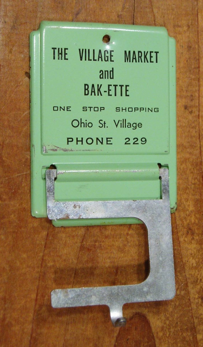 画像1: 1950's Dust pan＆Broom Holder【Green】 (1)