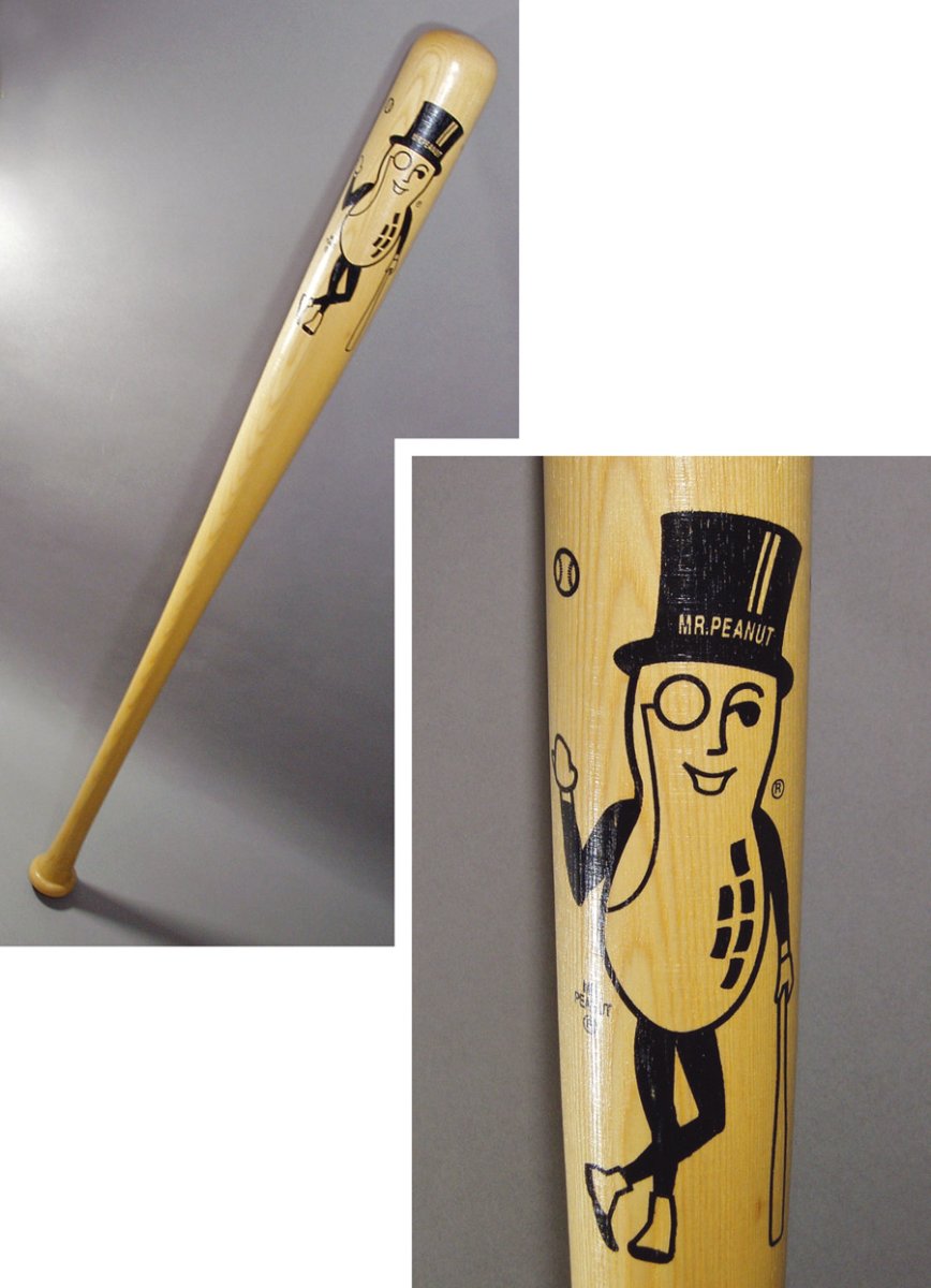画像1: "Mr. Peanut × Wilson" Baseball BAT (1)