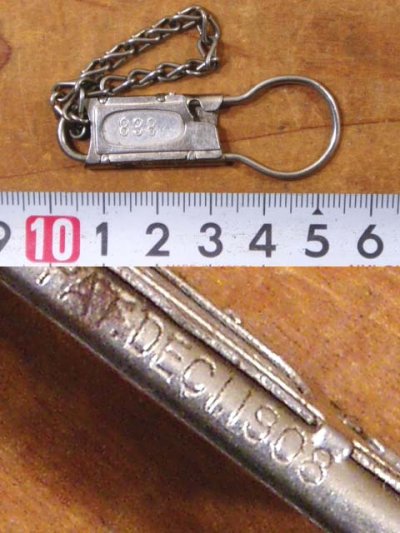 画像3: "BANK" Advertising Key Ring W/Chain