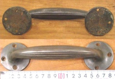 画像1: "Cast Iron" Door Handle 　