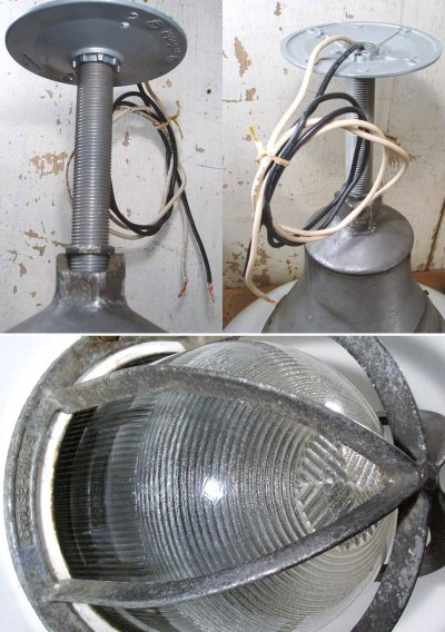 画像2: 1950's "Enamel Shade" Gas Station Light