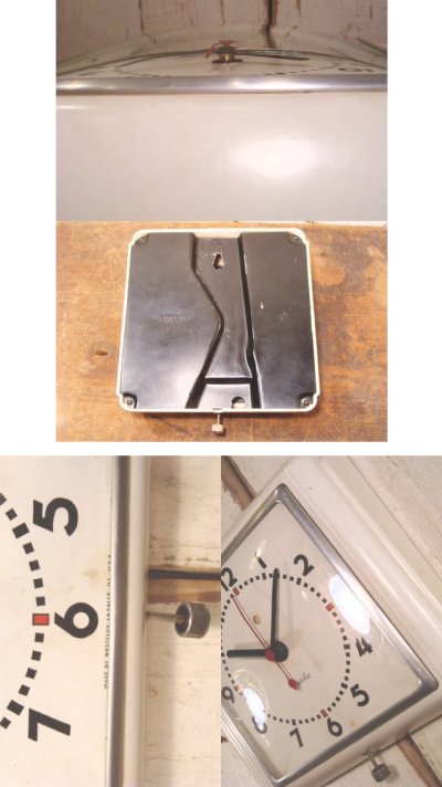 画像3: 40-50's "Westclox" White Bakelite Kitchen Clock
