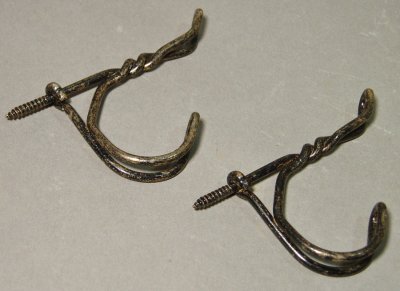 画像1: Twisted Steel Wire Hook 2本set 