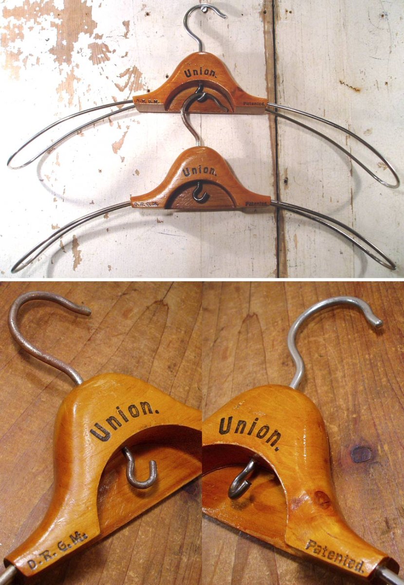 画像1: 2sets  "Union" D.R.G.M. Germany Hanger  (1)
