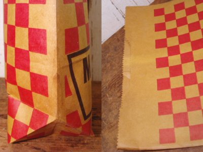 画像3: 1920-30's "CHECKER" Big Paper Bag