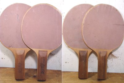 画像2: 1940-50's【Coca-Cola】Table tennis "Pair" Rackets 