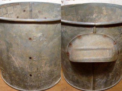 画像2: 1930-40's "CHECKER" Country Bucket