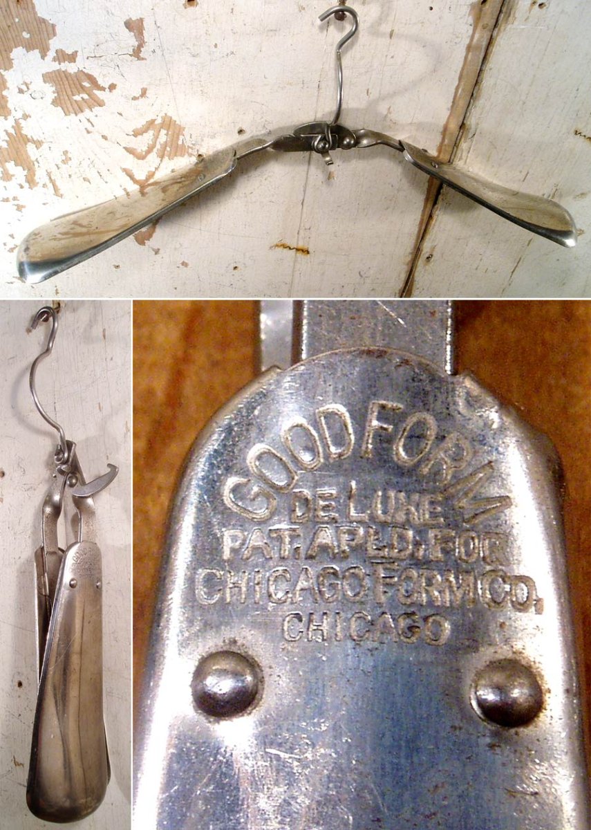 画像1: "GOOD FORM" Folding Steel Jacket Hanger (1)