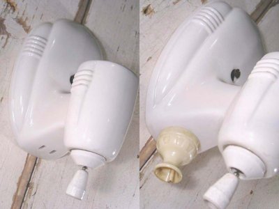 画像2: Art Deco "Ceramic" Candle Lamp 【Dead Stock】