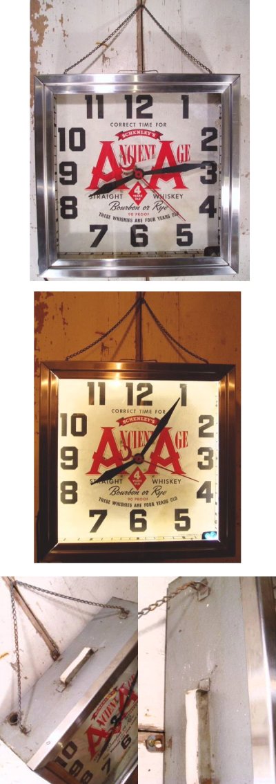 画像1: 40's Advertising "NEON" Clock