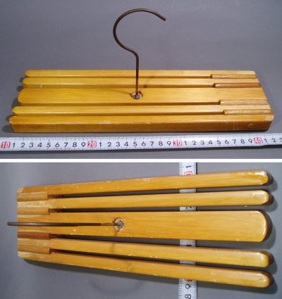 画像3: 1940's "HANDI-VALET" Wood Pants Hanger