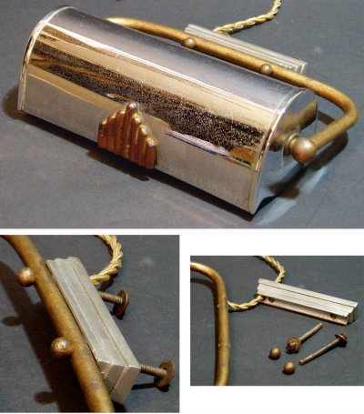 画像1: 1930-40's Art Deco PICTURE/BED Lamp