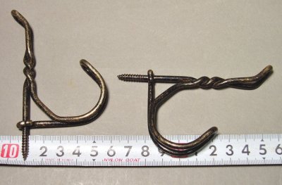 画像2: Twisted Steel Wire Hook 2本set 