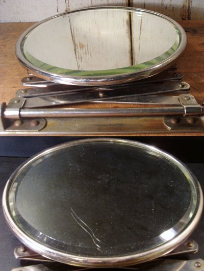 画像3: "BEVELED-Mirror" Accordion Shaving Mirror