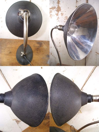 画像1: 1930's Art-Deco "Black" Desk Lamp 